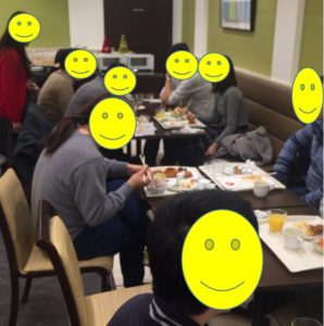 高田馬場事業所と合同でランチビュッフェに出掛けました。