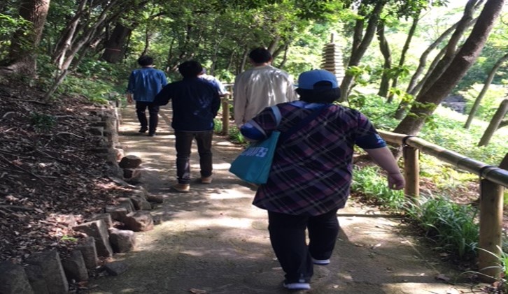 体力づくり！ウォーキングで肥後細川庭園に出かけました。